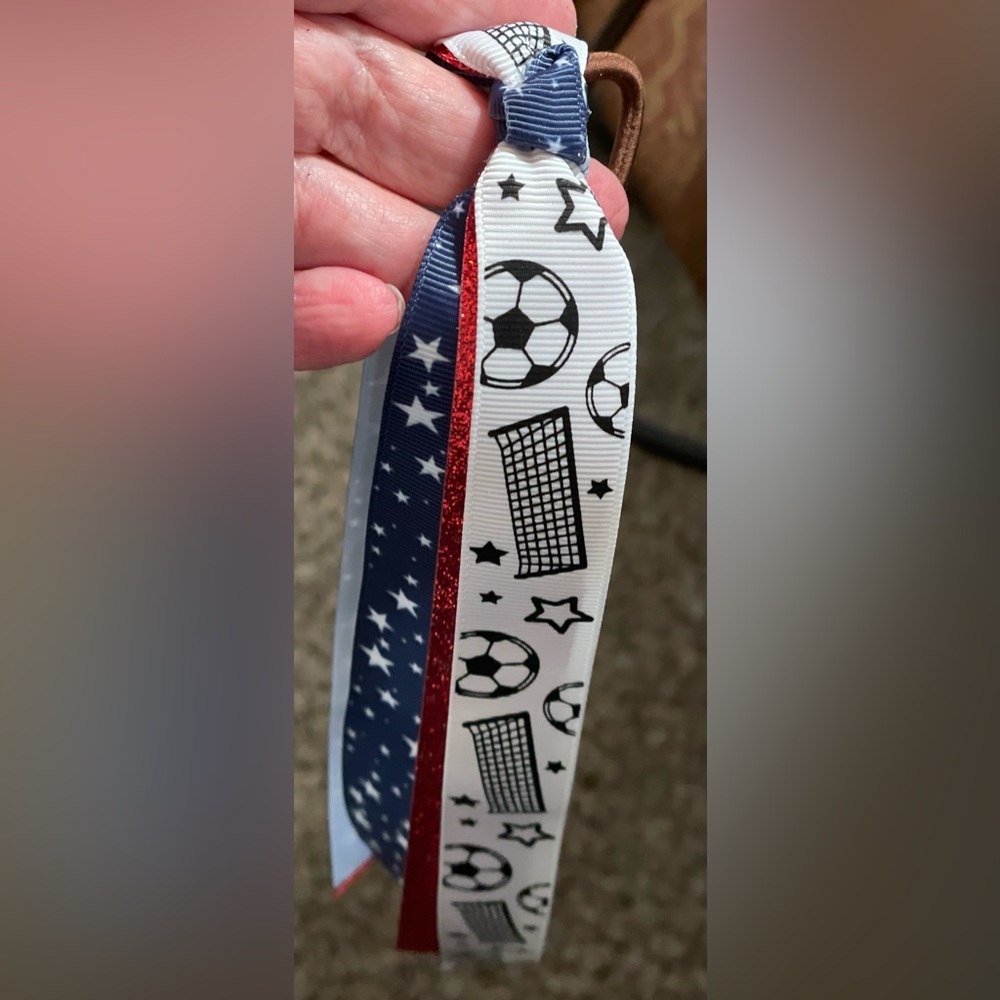 3 Ribbon Custom Youth Team Pony Streamer